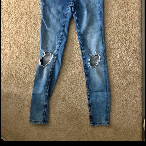 Free People Skinny Ripped Jeans - Picture 5 of 6